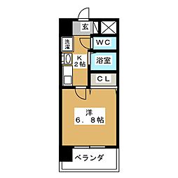 間取図画像 1K