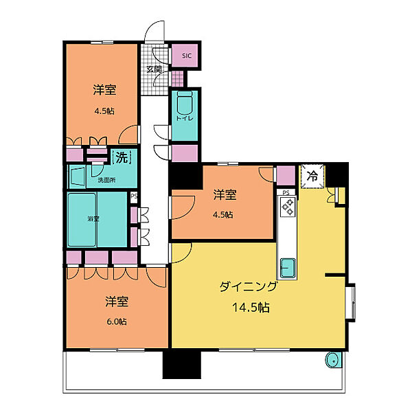 同じ建物の物件間取り写真 - ID:223031364976