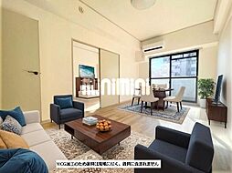 ラフィナス新栄 5階1LDKのリビング/ダイニング