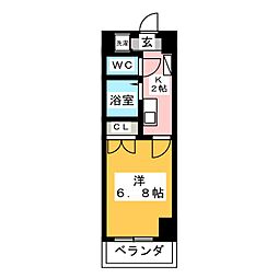 間取図画像 1K