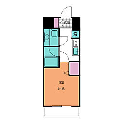 レジディア久屋大通 1Kの間取図画像
