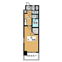 ブランシエスタ泉 1Kの間取図画像