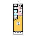 セゾンモリ4階4.6万円
