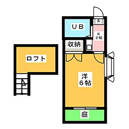 間取図画像 1K