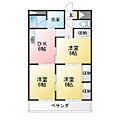 ピースフルハイツ3階5.9万円