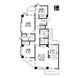 コート八事石坂 2階3LDKの間取り