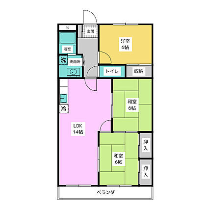 第2好日ハイツ_間取り_0