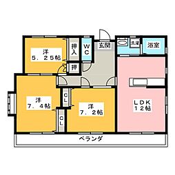 間取図画像 3LDK