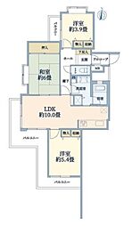 グローリアスヒルズ八事 3LDKの間取図画像