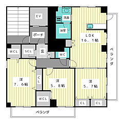 物件の間取り