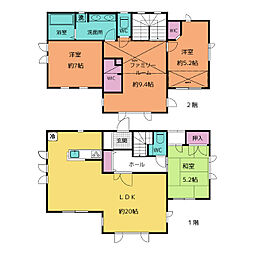 瑞穂区春山町戸建 1階4LDKの間取り