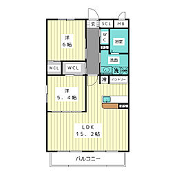 （仮称）プリミエール隼人 3階2LDKの間取り