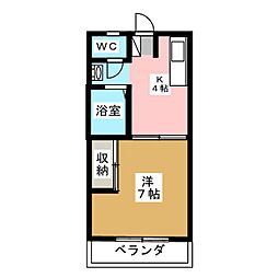 間取図画像 1K