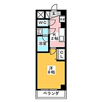 ラフィーネ日比野II  ｜ 愛知県名古屋市熱田区比々野町（賃貸マンション1K・2階・26.66㎡） その2