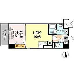 プリマステラ 3階1LDKの間取り