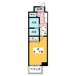 間取図画像 1K