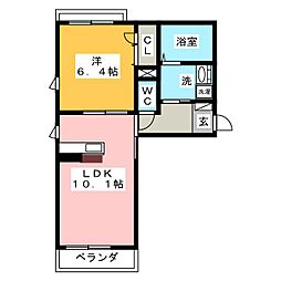 間取図画像 1LDK