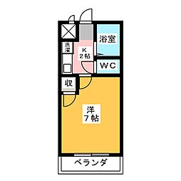 間取図画像 1K