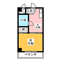 間取図画像 1K