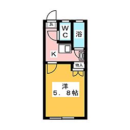 間取図画像 1K