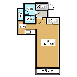 間取図画像 1K