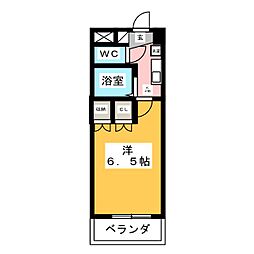 ＳＴＵＤＩＯ　ＳＨＩＲＯＧＡＮＥ 4階1Kの間取り