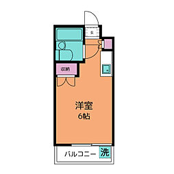 メゾン・ド・セゾン ワンルームの間取図画像