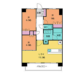 ラフィシア上前津 2SLDKの間取図画像