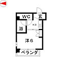 スクエア橘6階3.4万円