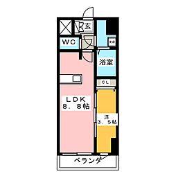 ファステート東別院シュプール 1LDKの間取図画像