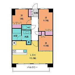 ラフィシア上前津 2SLDKの間取図画像