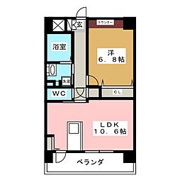 さくら館 1LDKの間取図画像