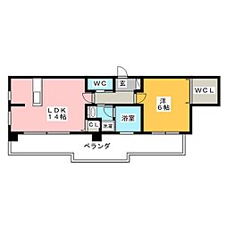 ファーストレジデンス栄 1LDKの間取図画像