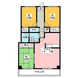 グランハート 3LDKの間取図画像