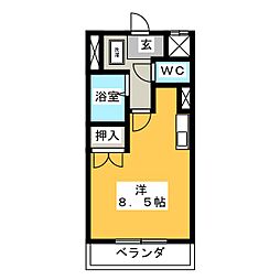 間取図画像 ワンルーム