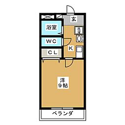 間取図画像 1K