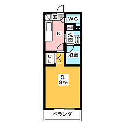 タウンライフ本郷駅前 1Kの間取図画像