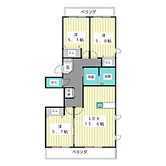物件の間取り