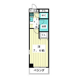 メゾン社台 1Kの間取図画像