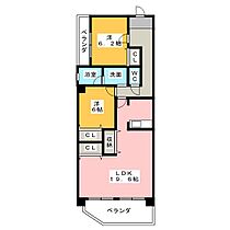 サンクチュアリ小幡  ｜ 愛知県名古屋市守山区小幡中１丁目（賃貸マンション2LDK・3階・76.04㎡） その2