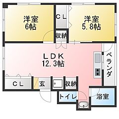 物件の間取り