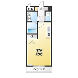 シルフィード鎌倉台 ワンルームの間取図画像