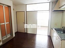 眞港ハイツ 3階2DKのリビング/ダイニング