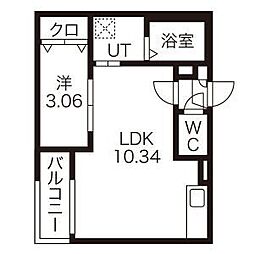 間取図画像 1LDK