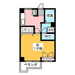 スタスィオン一社 1Kの間取図画像