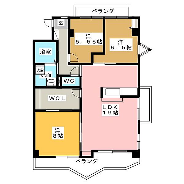 同じ建物の物件間取り写真 - ID:223027619510