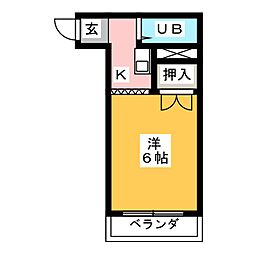 間取図画像 1K