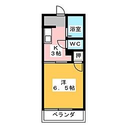 間取図画像 1K