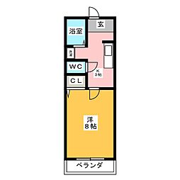 間取図画像 1K