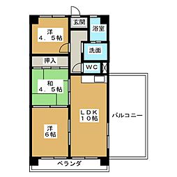 間取図画像 3LDK